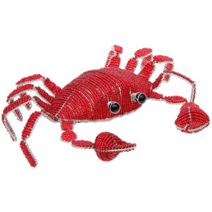 Large Beaded Red Crab
