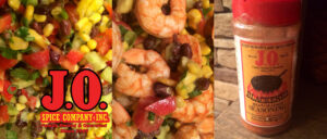 corn salsa and shrimp